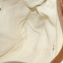 GUCCI GG Canvas Shoulder Bag Beige Silver 337598 Auth 126845-18