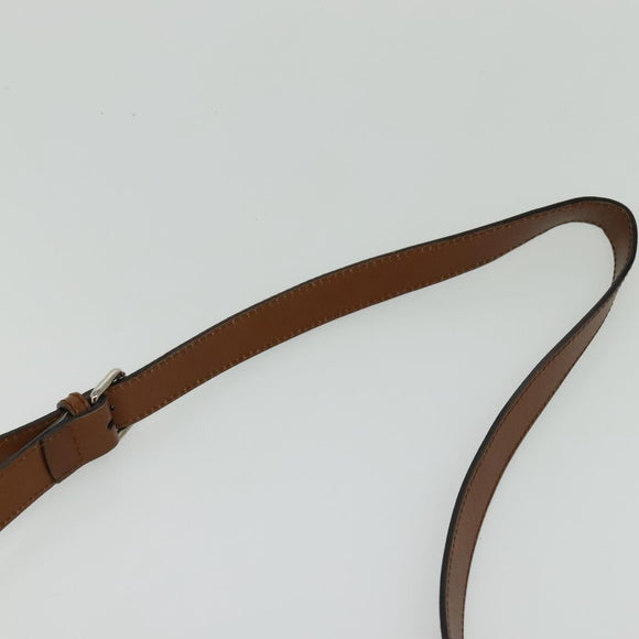 GUCCI GG Canvas Shoulder Bag Beige Silver 337598 Auth 126845