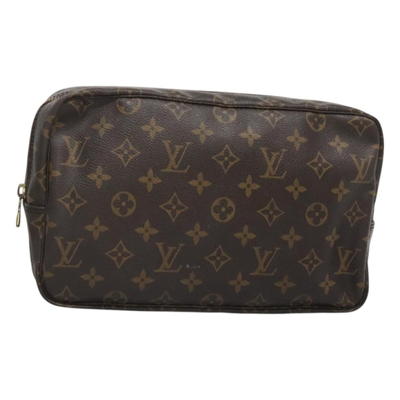 LOUIS VUITTON Monogram Trousse Toilette 28 Clutch Bag M47522 LV Auth 126851