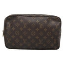 LOUIS VUITTON Monogram Trousse Toilette 28 Clutch Bag M47522 LV Auth 126851-13