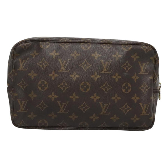 LOUIS VUITTON Monogram Trousse Toilette 28 Clutch Bag M47522 LV Auth 126851