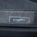 BURBERRY Nova Check Shoulder Bag Canvas Leather Beige Silver Auth 126873V-15