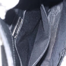 BURBERRY Nova Check Shoulder Bag Canvas Leather Beige Silver Auth 126873V-19