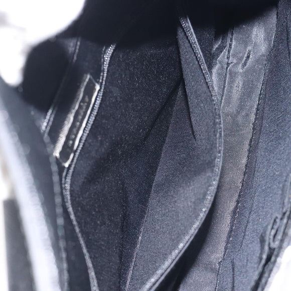 BURBERRY Nova Check Shoulder Bag Canvas Leather Beige Silver Auth 126873V