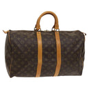 LOUIS VUITTON Monogram Keepall 45 Boston Bag M41428 LV Auth 126875-1