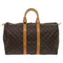LOUIS VUITTON Monogram Keepall 45 Boston Bag M41428 LV Auth 126875-2