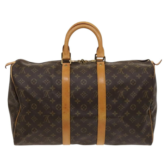 LOUIS VUITTON Monogram Keepall 45 Boston Bag M41428 LV Auth 126875