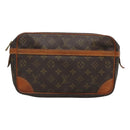 LOUIS VUITTON Monogram Compiegne 28 Clutch Bag M51845 LV Auth 126878-13