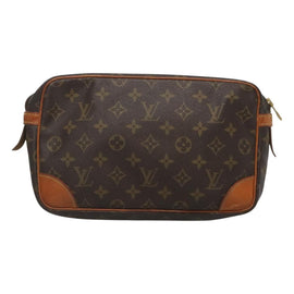 LOUIS VUITTON Monogram Compiegne 28 Clutch Bag M51845 LV Auth 126878 - 0
