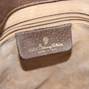GUCCI Web Sherry Line GG Supreme Shoulder Bag PVC Beige 904 02 081 Auth 126882-15