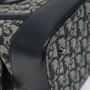 Christian Dior Trotter Canvas Hand Bag Navy Auth 126883-14