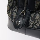Christian Dior Trotter Canvas Hand Bag Navy Auth 126883-10