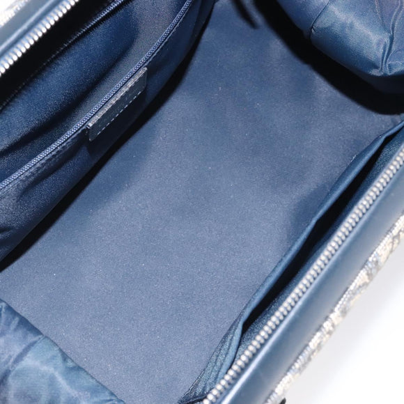 Christian Dior Trotter Canvas Hand Bag Navy Auth 126883