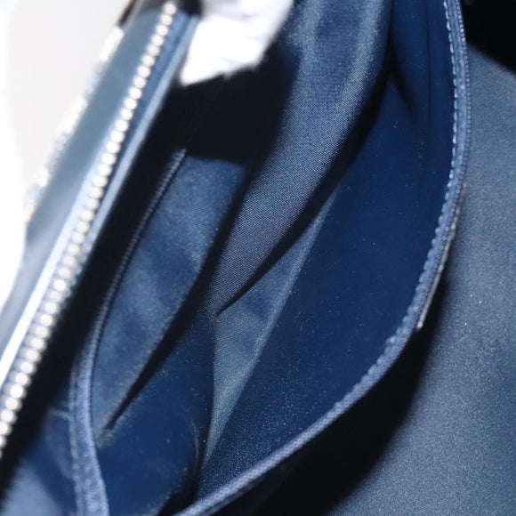 Christian Dior Trotter Canvas Hand Bag Navy Auth 126883