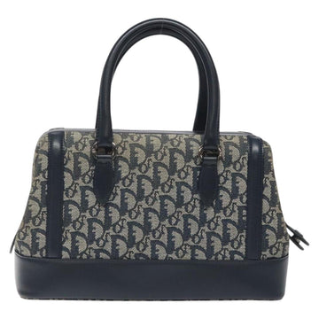 Christian Dior Trotter Canvas Hand Bag Navy Auth 126883 - 0