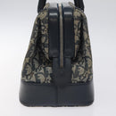 Christian Dior Trotter Canvas Hand Bag Navy Auth 126883-4