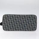Christian Dior Trotter Canvas Hand Bag Navy Auth 126883-5
