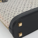 LOUIS VUITTON Monogram Mini Alma Haut Hand Bag Blue M92202 LV Auth 126892-14