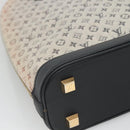 LOUIS VUITTON Monogram Mini Alma Haut Hand Bag Blue M92202 LV Auth 126892-16