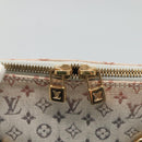 LOUIS VUITTON Monogram Mini Alma Haut Hand Bag Blue M92202 LV Auth 126892-10
