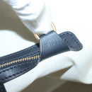 LOUIS VUITTON Monogram Mini Alma Haut Hand Bag Blue M92202 LV Auth 126892-12