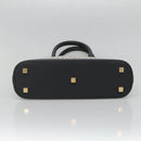 LOUIS VUITTON Monogram Mini Alma Haut Hand Bag Blue M92202 LV Auth 126892-5