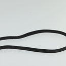 CELINE Shoulder Bag Leather Black Gold Auth 126895-8