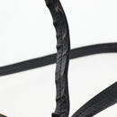 PRADA Tote Bag Nylon 2way Black Gold Auth 126914V-11