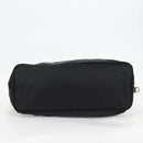 PRADA Tote Bag Nylon 2way Black Gold Auth 126914V-12