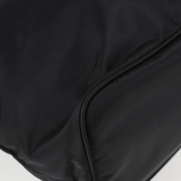 PRADA Tote Bag Nylon 2way Black Gold Auth 126914V