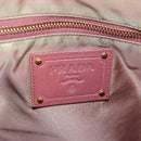 PRADA Tote Bag Nylon 2way Black Gold Auth 126914V-19