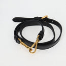 PRADA Tote Bag Nylon 2way Black Gold Auth 126914V-26