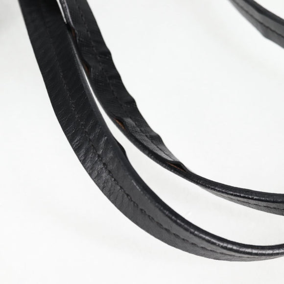 PRADA Tote Bag Nylon 2way Black Gold Auth 126914V