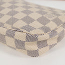 LOUIS VUITTON Damier Azur Pochette Accessoires Pouch N51986 LV Auth 126926V-15