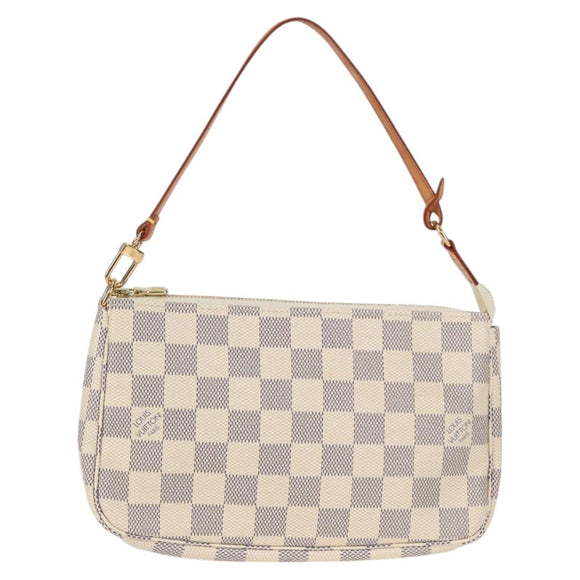 LOUIS VUITTON Damier Azur Pochette Accessoires Pouch N51986 LV Auth 126926V