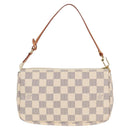 LOUIS VUITTON Damier Azur Pochette Accessoires Pouch N51986 LV Auth 126926V-2