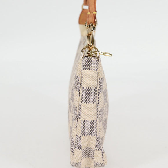 LOUIS VUITTON Damier Azur Pochette Accessoires Pouch N51986 LV Auth 126926V