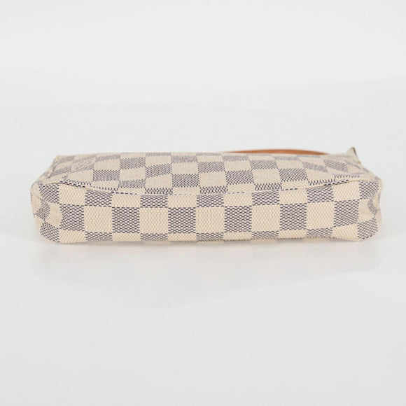 LOUIS VUITTON Damier Azur Pochette Accessoires Pouch N51986 LV Auth 126926V