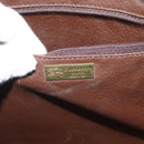 Burberrys Nova Check Business Bag PVC Beige Gold Auth 126937-19