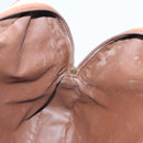 Burberrys Nova Check Business Bag PVC Beige Gold Auth 126937-21