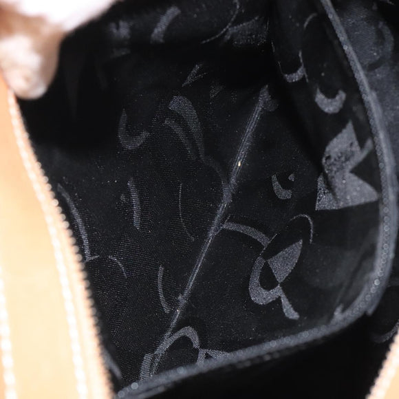 Salvatore Ferragamo Gancini Shoulder Bag Leather Brown Silver Auth 126938