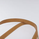 Salvatore Ferragamo Gancini Shoulder Bag Leather Brown Silver Auth 126938-8