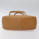 Salvatore Ferragamo Gancini Shoulder Bag Leather Brown Silver Auth 126938-5