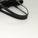 GUCCI GG Canvas Hand Bag Black Silver 107757 Auth 126939-7