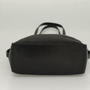 GUCCI GG Canvas Hand Bag Black Silver 107757 Auth 126939-9