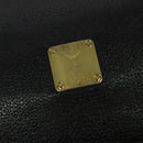 MCM Studs Tote Bag Leather Black Gold Auth 126948-12