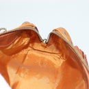 MCM Logogram Vicetos Hand Bag PVC Leather 2way Brown Gold Auth 126977-18