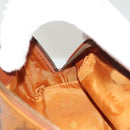 MCM Logogram Vicetos Hand Bag PVC Leather 2way Brown Gold Auth 126977-19