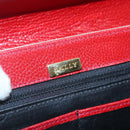 BALLY Hand Bag Canvas 2way Beige Gold Auth 126979-10