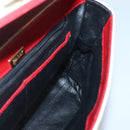 BALLY Hand Bag Canvas 2way Beige Gold Auth 126979-17